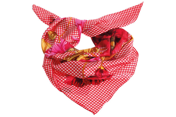 Bouquet Red Scarf