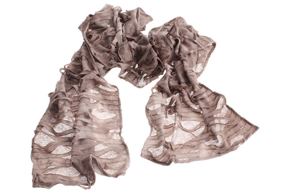 Ripples Brown Scarf